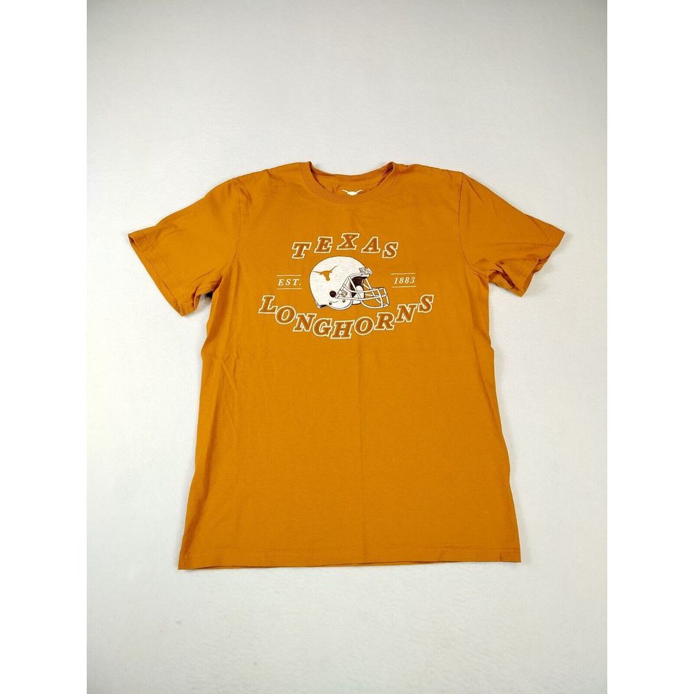 Texas Longhorns T Shirt Men's‎ Small Orange Gig Em Aggies Athletic Athleisure